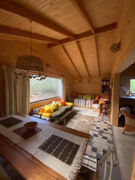Cabana Bosque Viejo Villa Las Trancas Exteriör bild